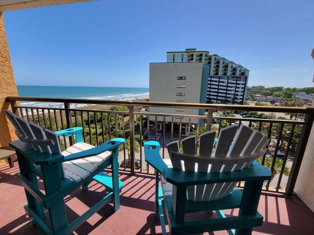 Ocean View King Suite With Modern Decor And Accents - Caravelle Resort 605 Sleeps 4 Guests Myrtle Beach Zewnętrze zdjęcie